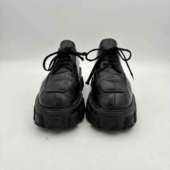 Prada Monolith Brushed Leather Lace Up Thick Sole Shoes Men\'s 41 US 8 main image 8